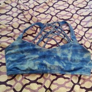 Lululemon blue sports bra